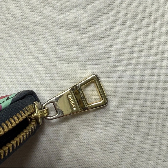 Fossil Phone Sleeve Zip Wallet Navy - Picture 9 of 11